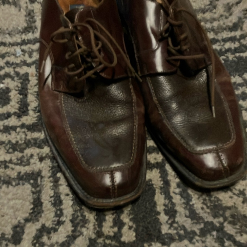 Men's Brown Leather Dress Shoes
